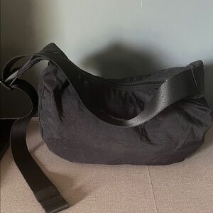 Medium Nylon Crescent Bag
